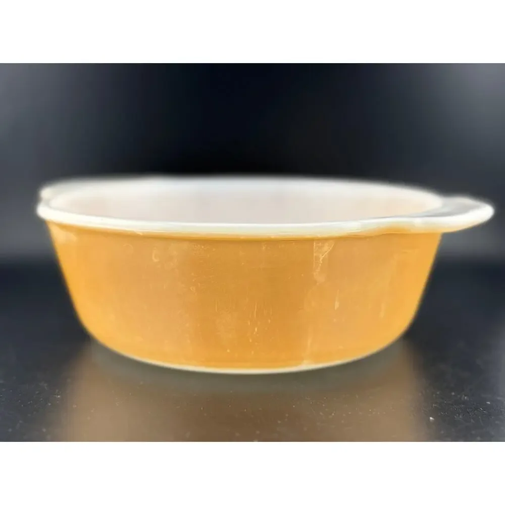 Anchor Hocking Peach Luster 1 Quart Casserole Dish